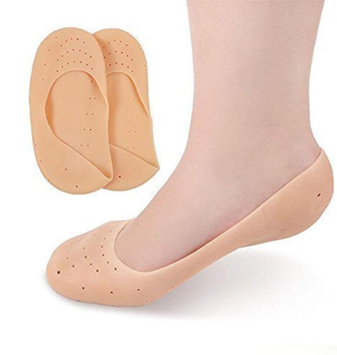 Anti Crack  Silicone Gel Protector Moisturizing Socks For Foot-Care And Heel Cracks (men & women)